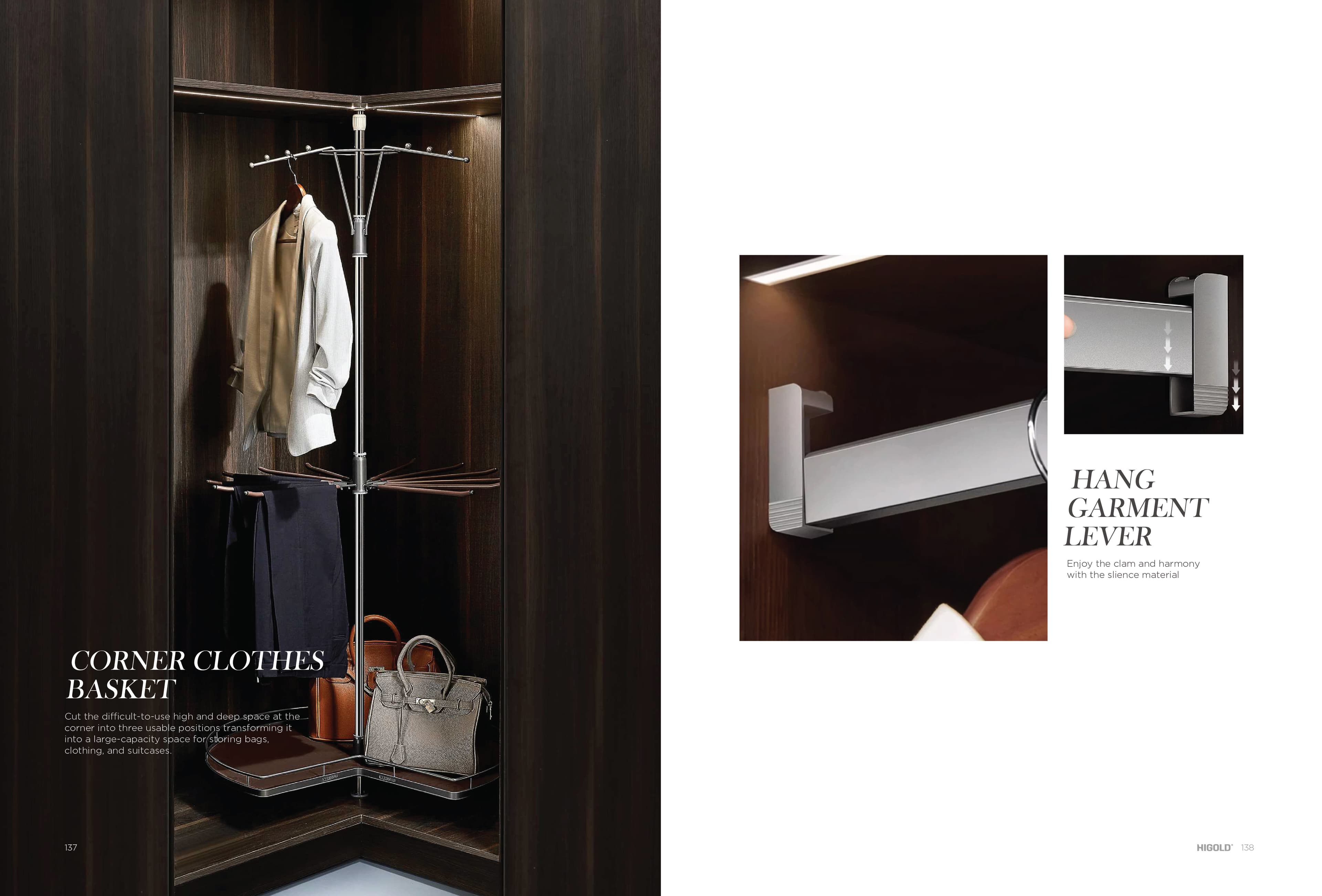 Corner Clothes Basket