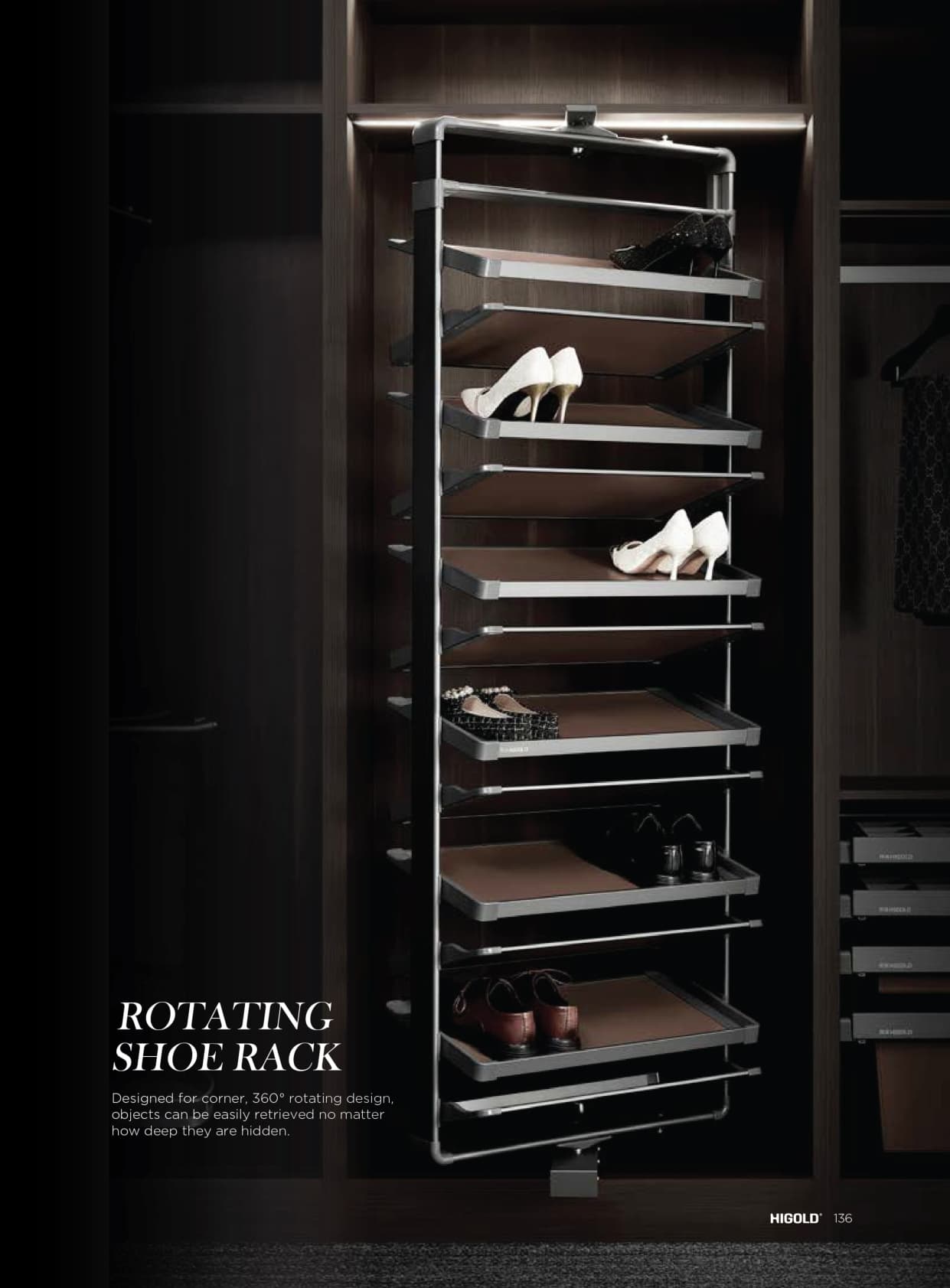Rotating Shoe Rack